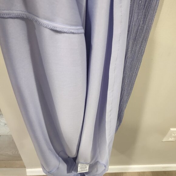 R&M Richards Periwinkle Sparkle Sleeveless Maxi Dress Size 14 - Picture 8 of 10
